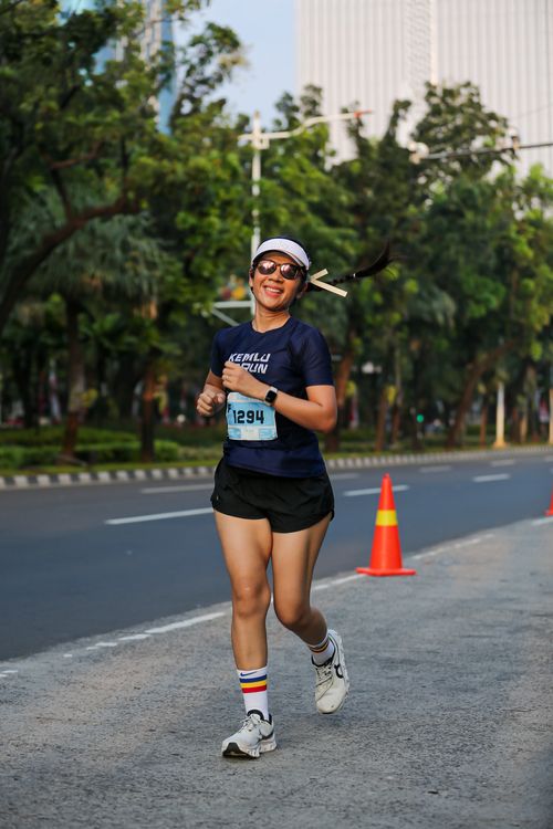Race photo from KEMLU RUN 2025
