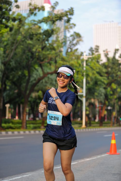 Race photo from KEMLU RUN 2025