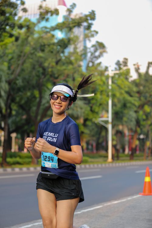 Race photo from KEMLU RUN 2025