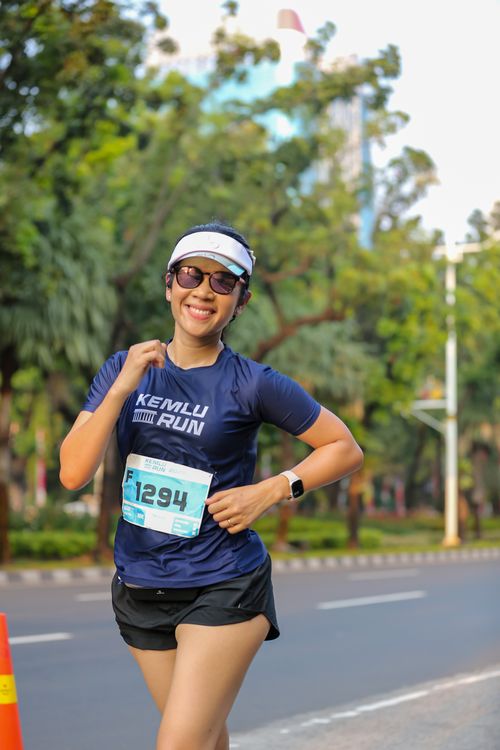 Race photo from KEMLU RUN 2025