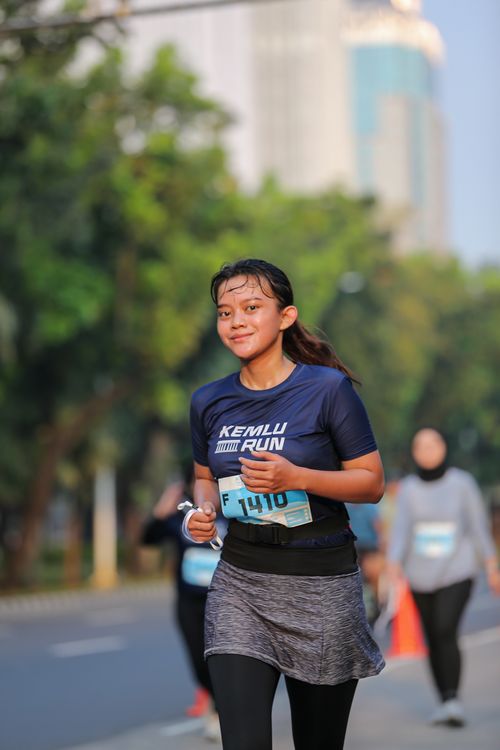 Race photo from KEMLU RUN 2025
