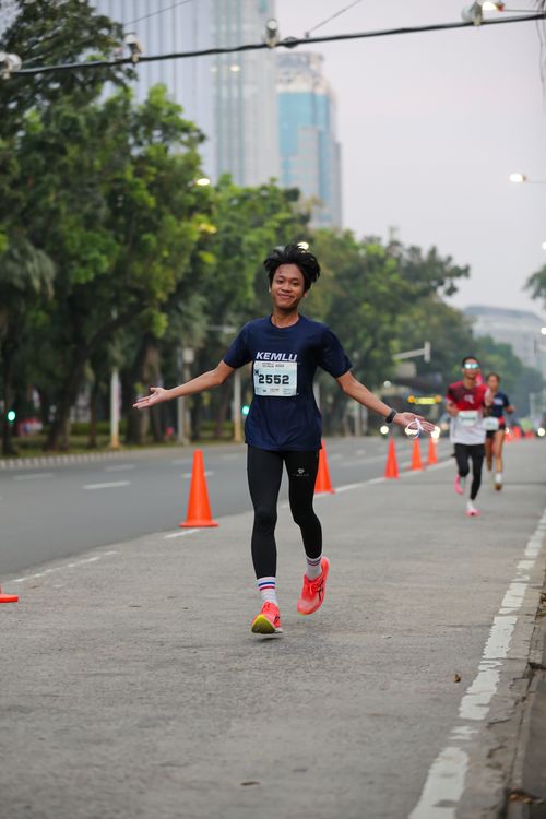 Race photo from KEMLU RUN 2025