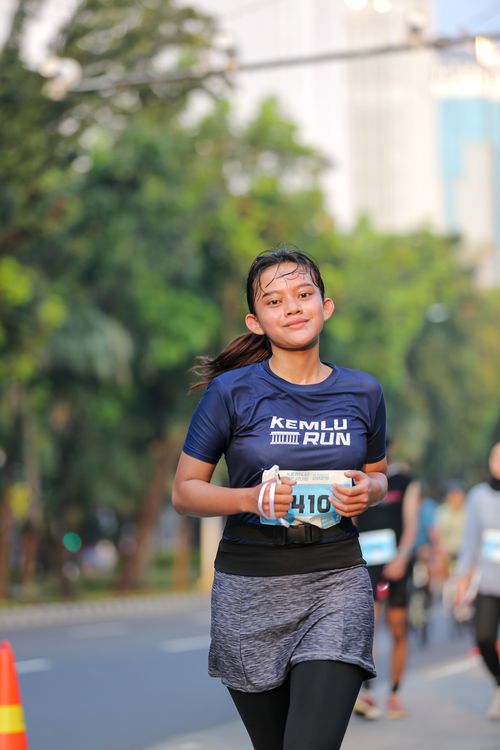 Race photo from KEMLU RUN 2025