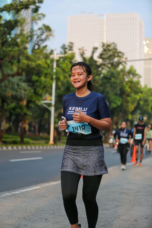 Race photo from KEMLU RUN 2025