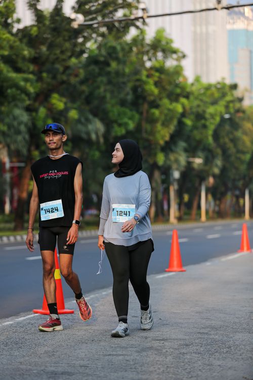Race photo from KEMLU RUN 2025