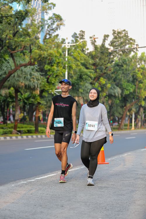 Race photo from KEMLU RUN 2025