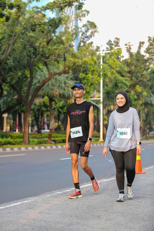 Race photo from KEMLU RUN 2025
