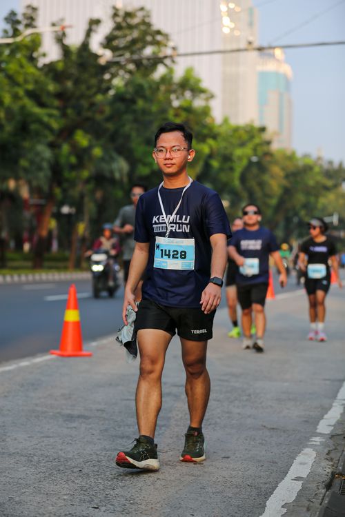 Race photo from KEMLU RUN 2025