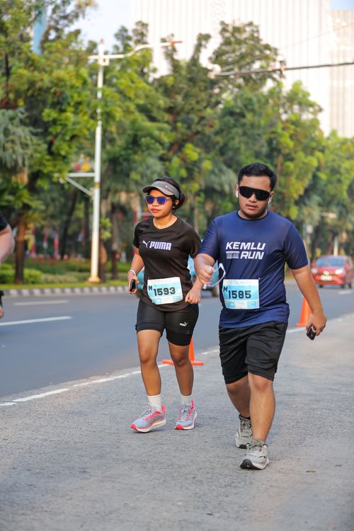 Race photo from KEMLU RUN 2025