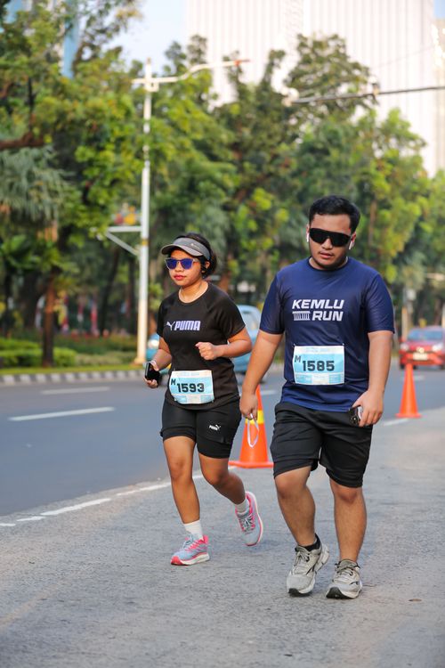 Race photo from KEMLU RUN 2025