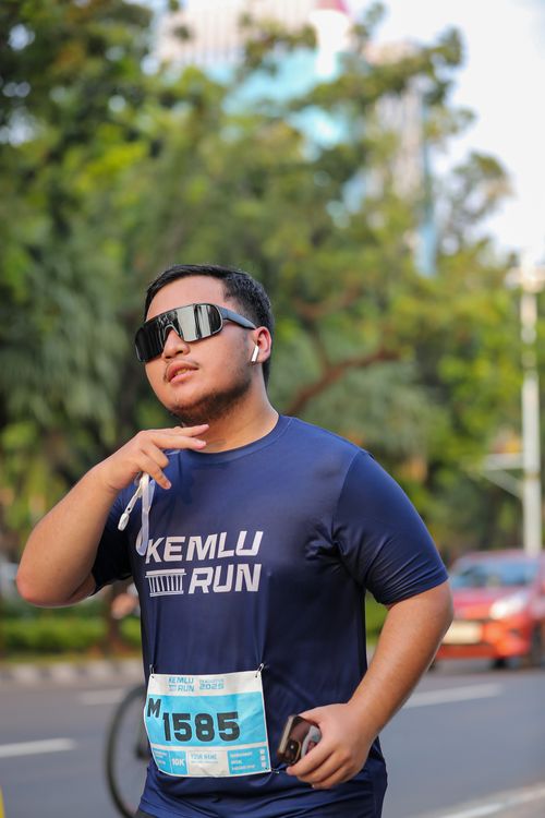 Race photo from KEMLU RUN 2025