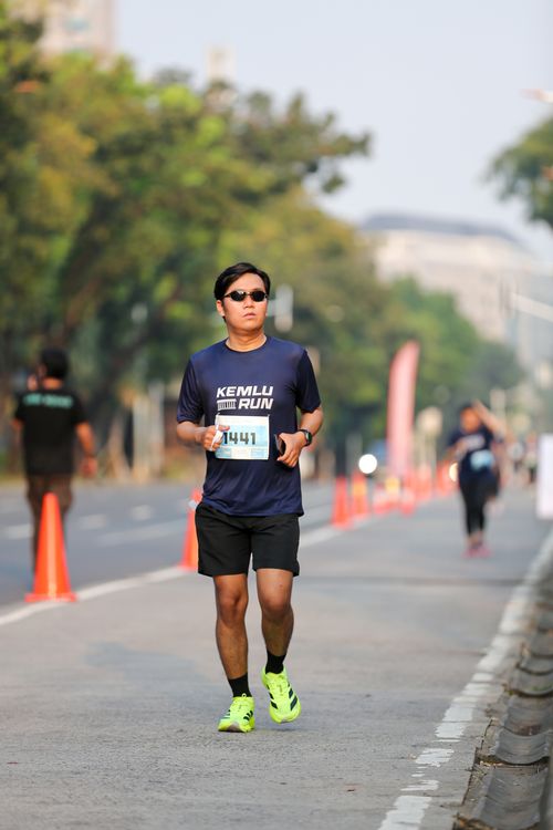 Race photo from KEMLU RUN 2025
