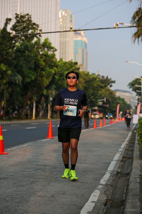 Race photo from KEMLU RUN 2025