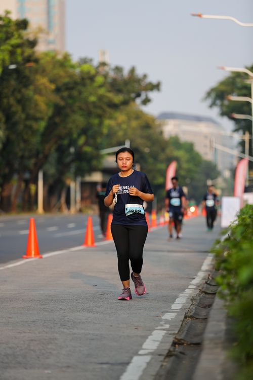 Race photo from KEMLU RUN 2025
