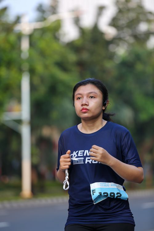 Race photo from KEMLU RUN 2025