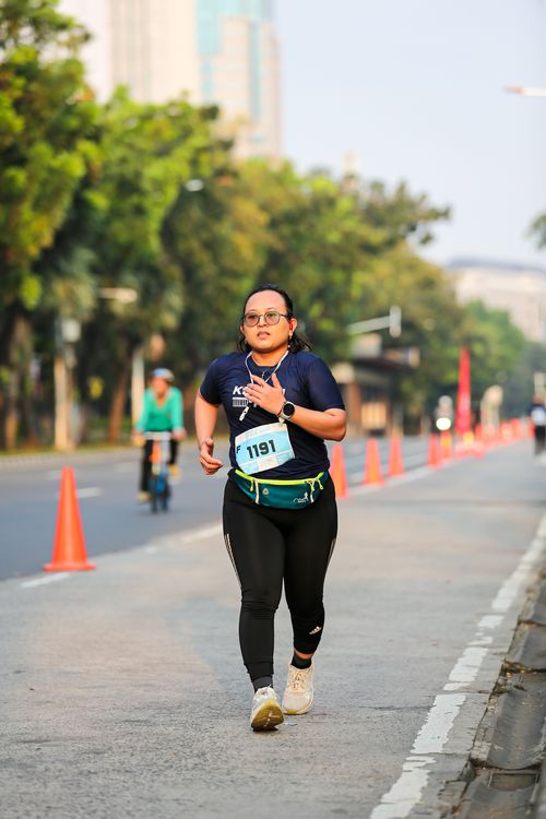 Race photo from KEMLU RUN 2025