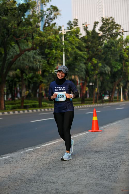 Race photo from KEMLU RUN 2025
