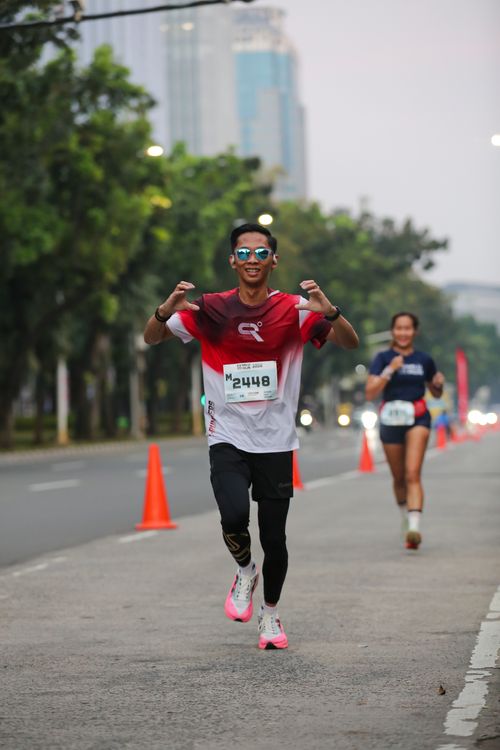 Race photo from KEMLU RUN 2025