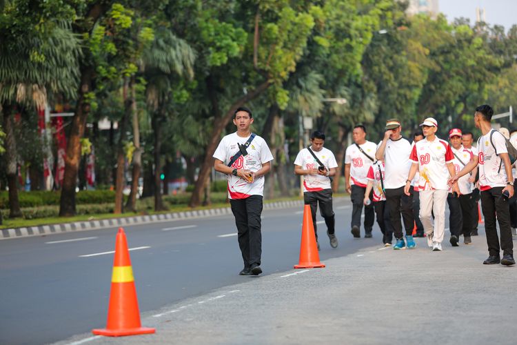 Race photo from KEMLU RUN 2025