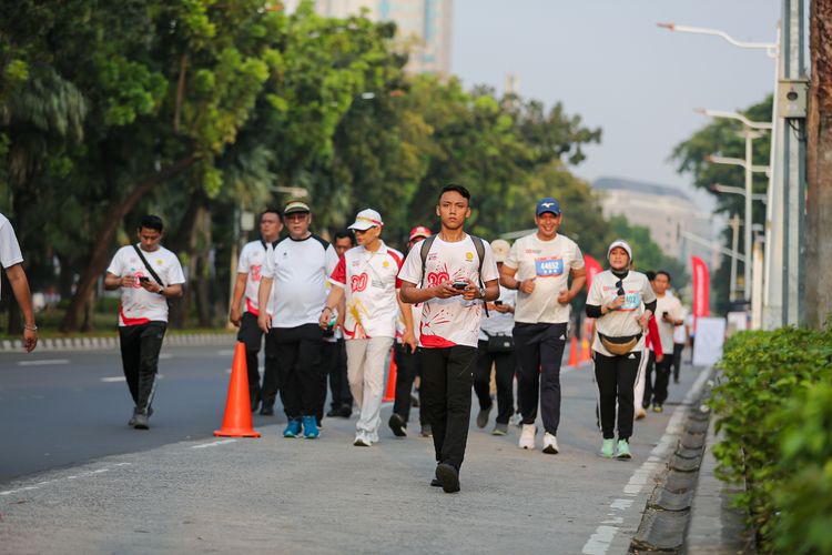 Race photo from KEMLU RUN 2025