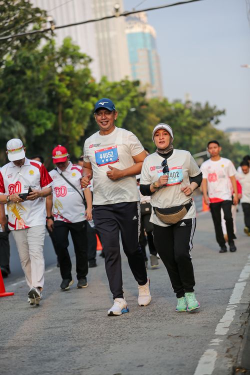 Race photo from KEMLU RUN 2025
