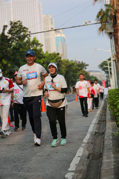 Race photo from KEMLU RUN 2025