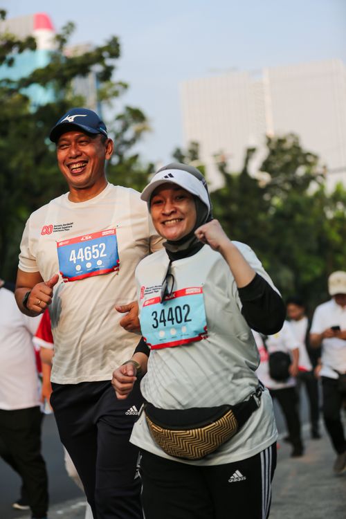 Race photo from KEMLU RUN 2025