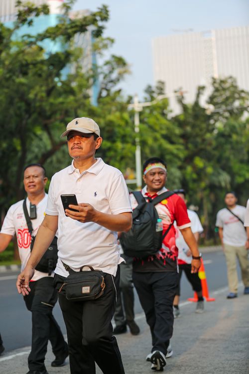 Race photo from KEMLU RUN 2025