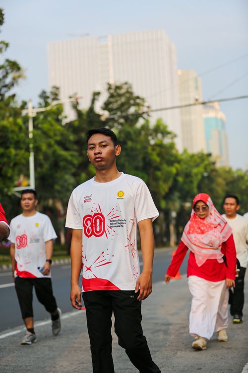 Race photo from KEMLU RUN 2025