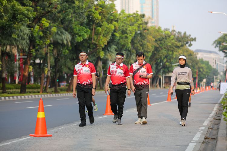 Race photo from KEMLU RUN 2025