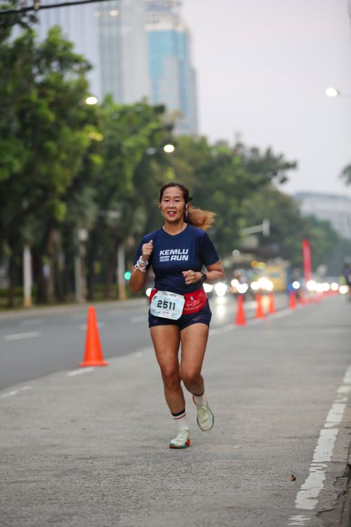 Race photo from KEMLU RUN 2025