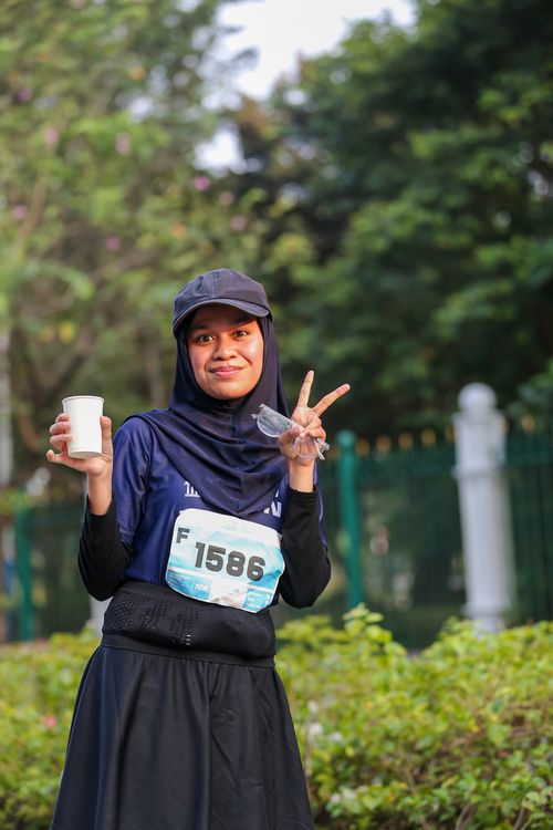 Race photo from KEMLU RUN 2025