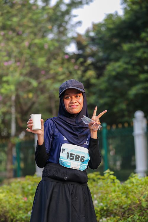 Race photo from KEMLU RUN 2025