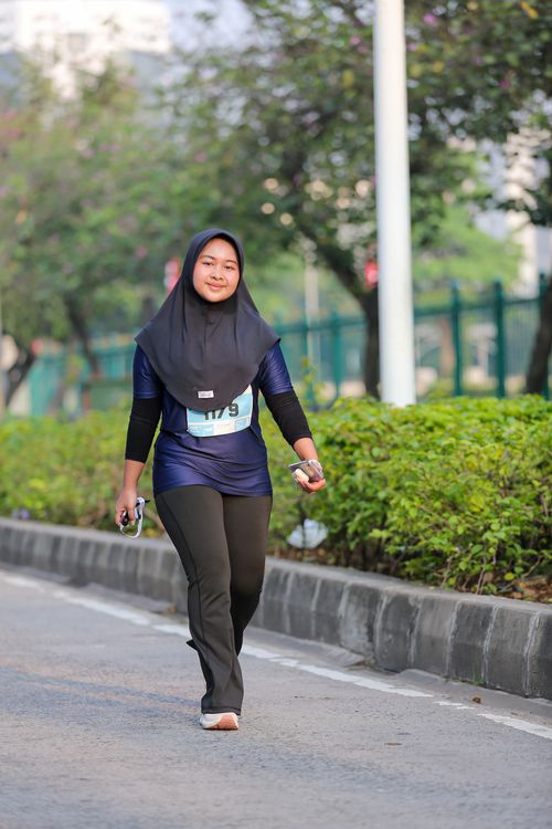 Race photo from KEMLU RUN 2025