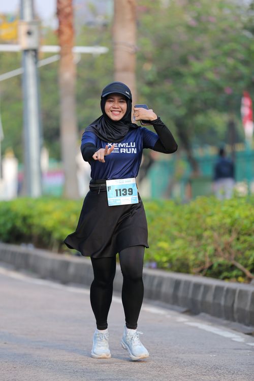 Race photo from KEMLU RUN 2025