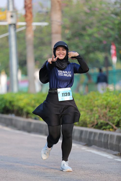 Race photo from KEMLU RUN 2025