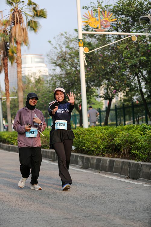 Race photo from KEMLU RUN 2025