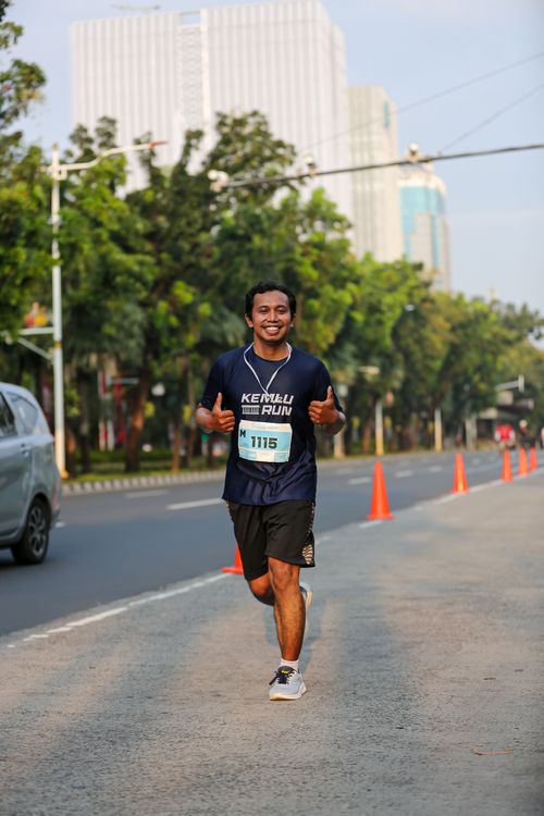 Race photo from KEMLU RUN 2025