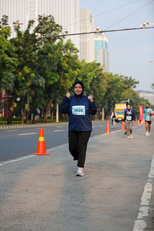 Race photo from KEMLU RUN 2025