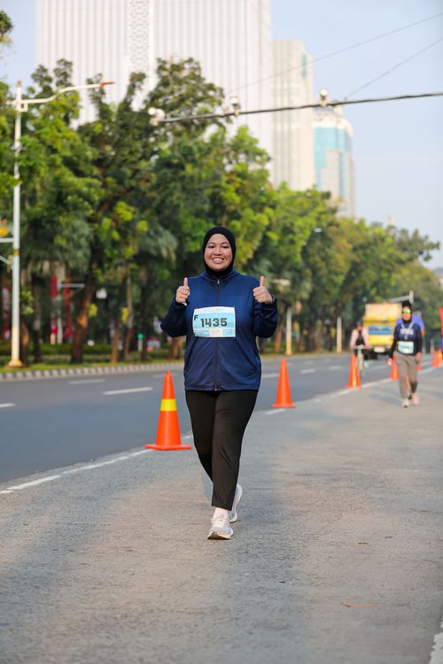 Race photo from KEMLU RUN 2025