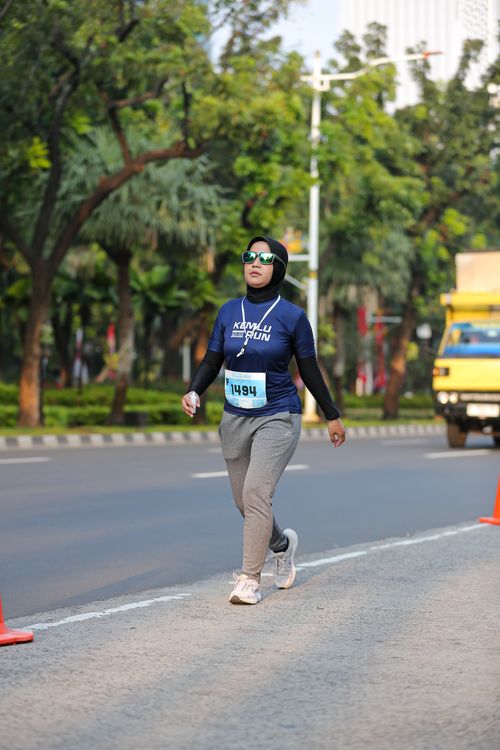 Race photo from KEMLU RUN 2025