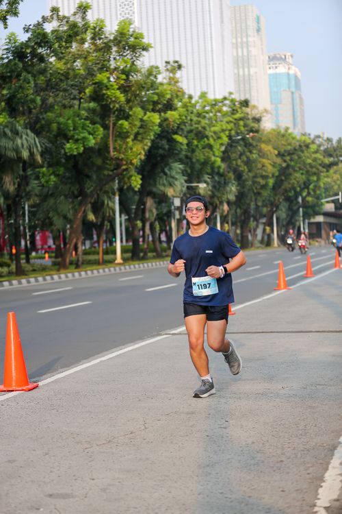 Race photo from KEMLU RUN 2025