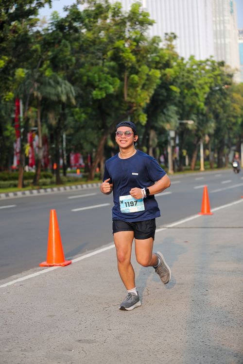 Race photo from KEMLU RUN 2025