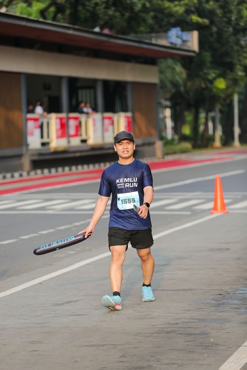 Race photo from KEMLU RUN 2025