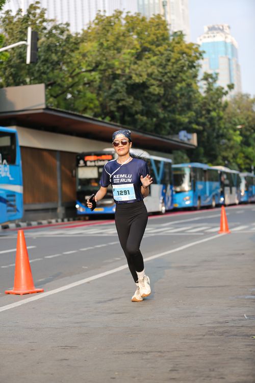 Race photo from KEMLU RUN 2025