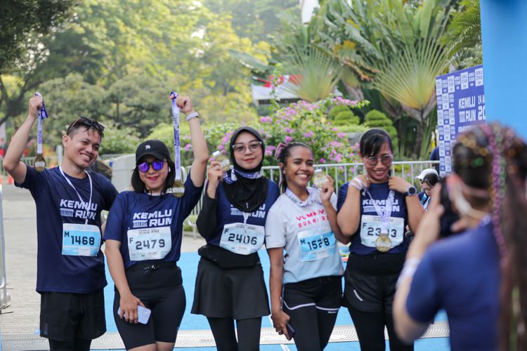 Race photo from KEMLU RUN 2025