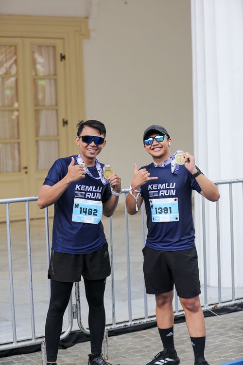 Race photo from KEMLU RUN 2025
