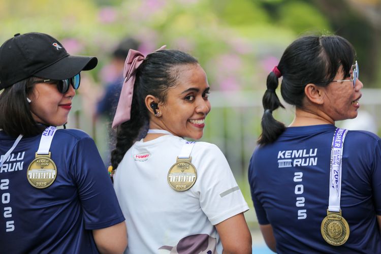 Race photo from KEMLU RUN 2025