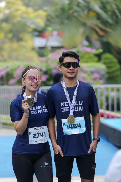 Race photo from KEMLU RUN 2025