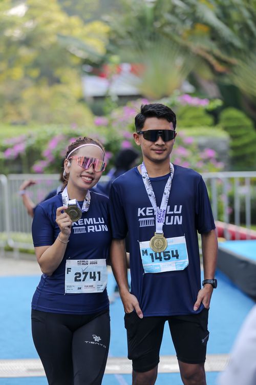 Race photo from KEMLU RUN 2025
